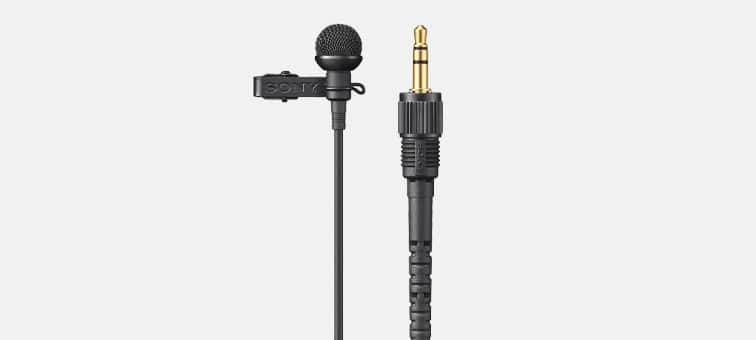 Microfone de lapela | ECM-L1 | Sony Brazil