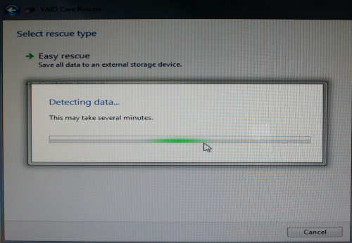 Detectando dados